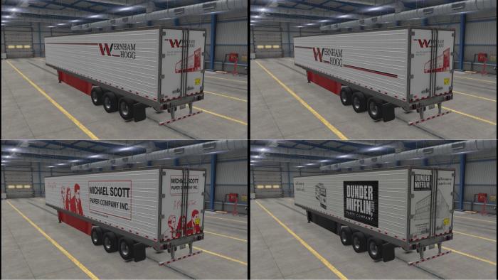 Dunder Mifflinn Cargo e Trailer Pack V2.2 ATS