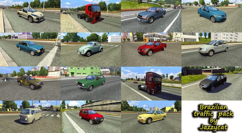 Mod – Pack de Carros e Ônibus Brasileiros V.3.6.1 – ETS 2 1.43