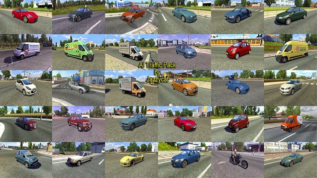 Pack de Carros Para o Tráfego V.16.6 Para V.1.43.X