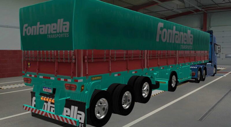 Skin Reboque Guerra Graneleiro Wpneves Fontanela Trasnportes 1.43 Mods ETS2