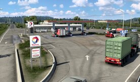 France, Italy, Germany Gas station replacement mod