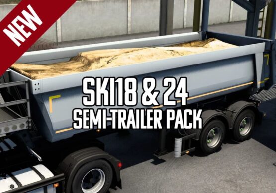 SCHMITZ SKI18 & 24 SEMI TIPPER TRAILERS PACK 1.43