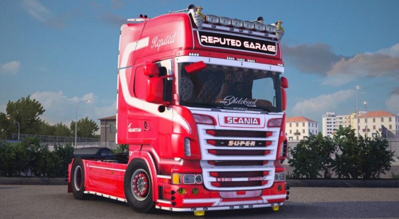 Caminhão – Scania R580 V8 V.2.0 Para V.1.43.X By: Ziya Bergal