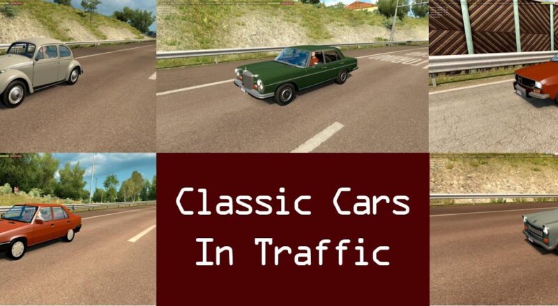 Mod – Pack de Carros Clássicos Para o Tráfego V.8.5 Para V.1.43.X By: TrafficManiac