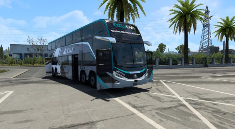 Ônibus Ets 1.43 Free Marcopolo G8 1800 DD MB 1.0