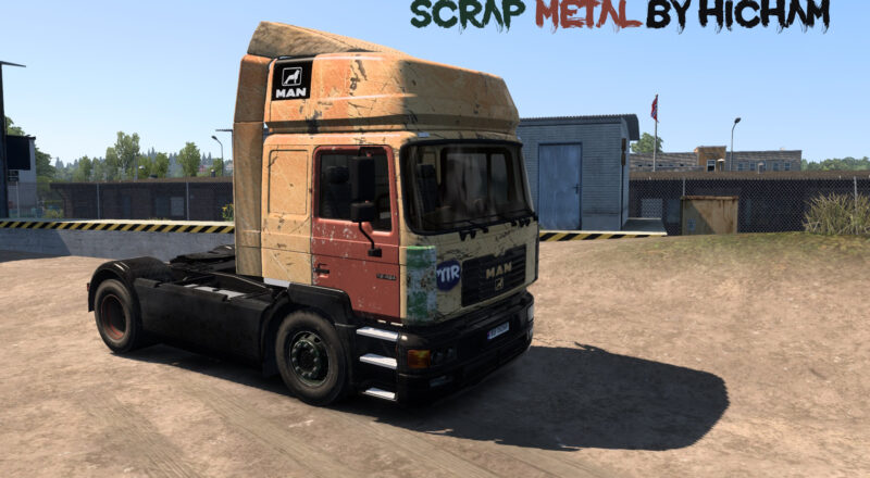 Skin de sucata para MAN f2000 by xbs – mods ETS2 1.43