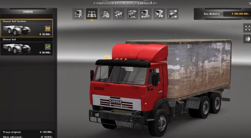 Caminhão – Kamaz 5410 V.7.0 Para V.1.43.X By: Jawa