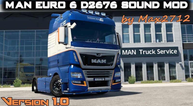 MAN Euro 6 D2676 som 1.43 ETS2 – Euro Truck Simulator 2 Mods