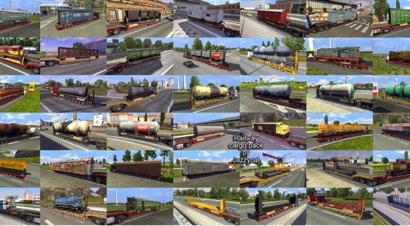 Reboque – Pack de Cargas Ferroviários V.2.3 Para V.1.43.X By: Jazzycat