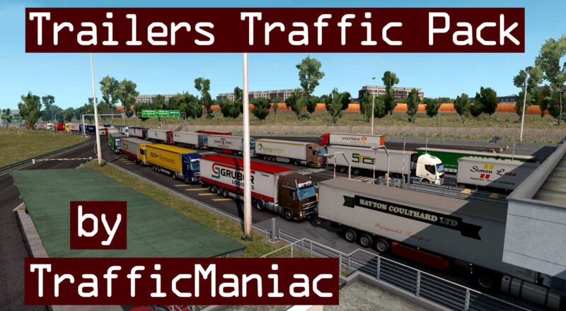 Trailers Traffic Pack da TrafficManiac v8.7 ETS2