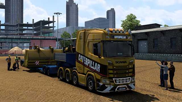 Pele CAT para Scania 8×4 v1.0 ETS2