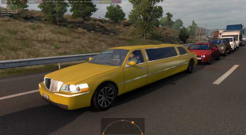 Lincoln Limousine in Traffic Fixo v2.0 ETS2