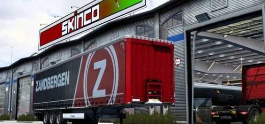 Paintjob Zandbergen Winkel para o perfilador Krone v1.0 ETS2