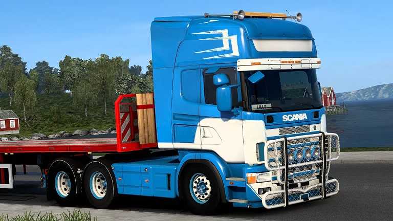 Pacote de skin Scania R4 Ex Nor Cargo v1.0 ETS2