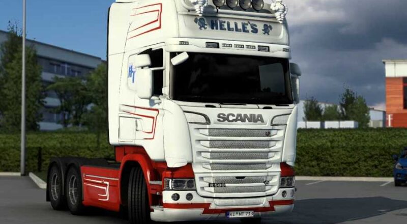 Pacote de skins Scania Volvo Ekeri Helles v1.0 ETS2