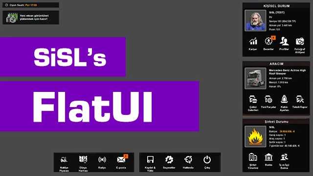 FlatUI v1.43x ETS2 da SiSL