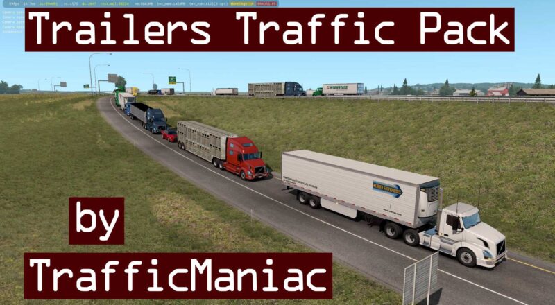 Trailers Traffic Pack da TrafficManiac v5.4 ATS