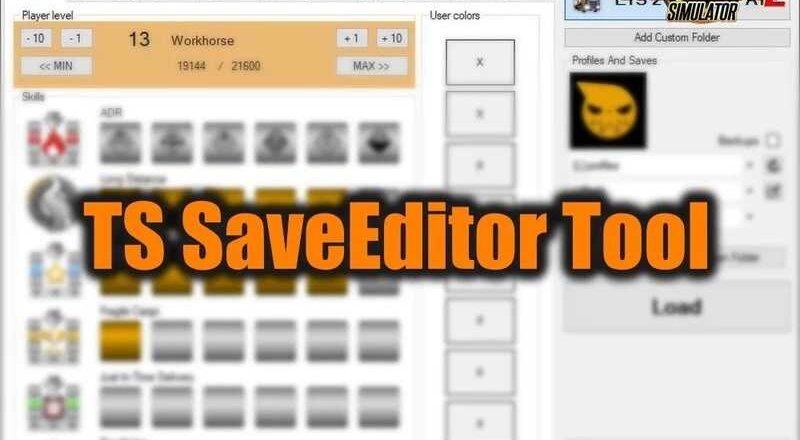 TS SaveEditor Tool v0.3.2.0 ETS2