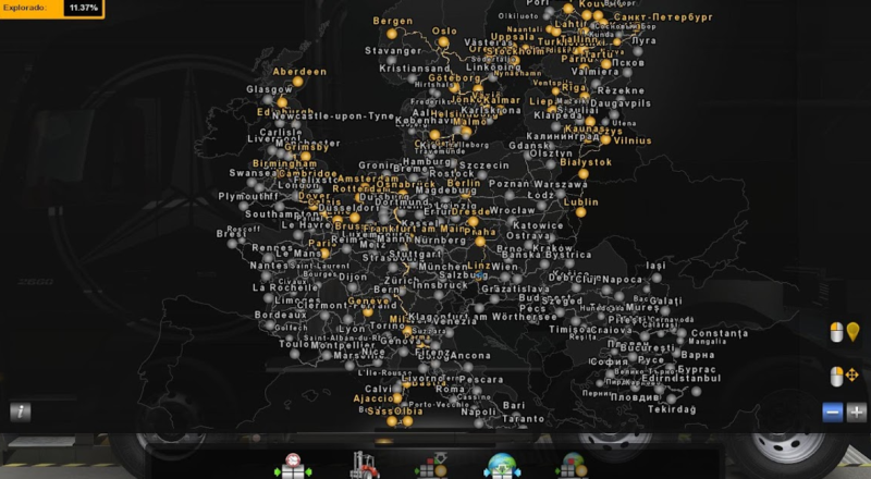 Mod – Ultra Zoom Mapa V.1.2 Para V.1.44.X By: Rodonitcho Mods – Euro Truck 2