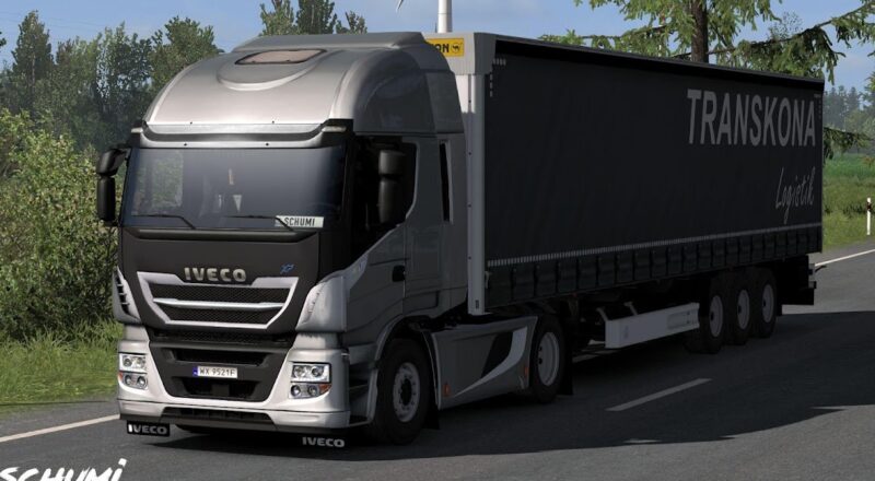 Caminhão – Iveco Hi-Way Reformulado V.3.7 Para V.1.43.X By: Schumi – Euro Truck 2