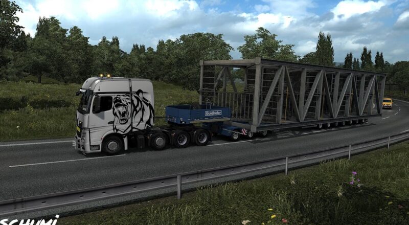 Caminhão – Mercedes Actros MP4 Reformulado V.3.0 Para V.1.44.X By: Schumi – Euro Truck 2