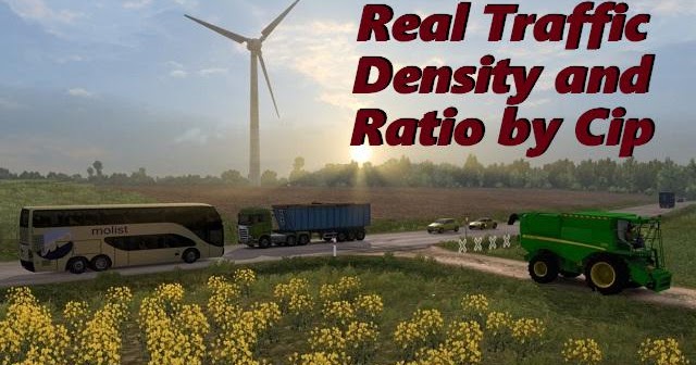 Mod – Densidade do Tráfego Real Para V.1.44.X By: Cipinho – Blog Euro Truck 2