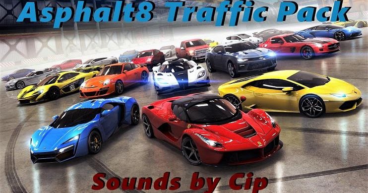 Mod – Pack de Carros Asphalt 8 P/ o Tráfego V.1.0.5 Para V.1.44.X By: Cipinho – Blog Euro Truck 2