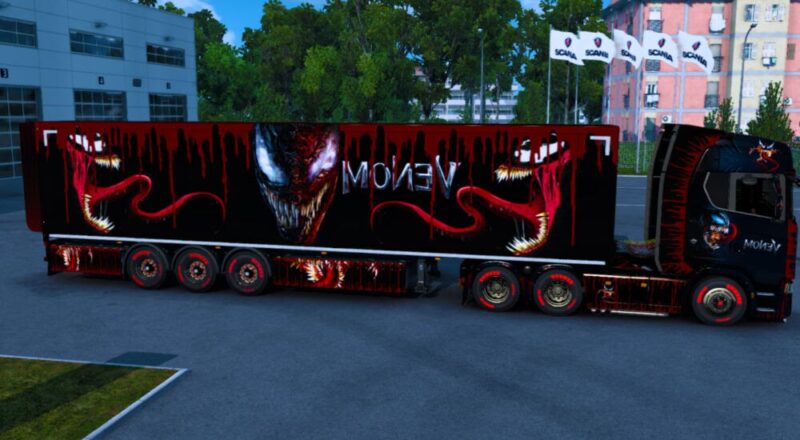 Skin – Venom Scania S + Reboque Para V.1.44.X By: SL PMD ROX – Blog Euro Truck 2