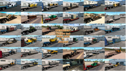 Overweight Trailers & Cargo Pack v5.0.1 [1.43] ATS mods