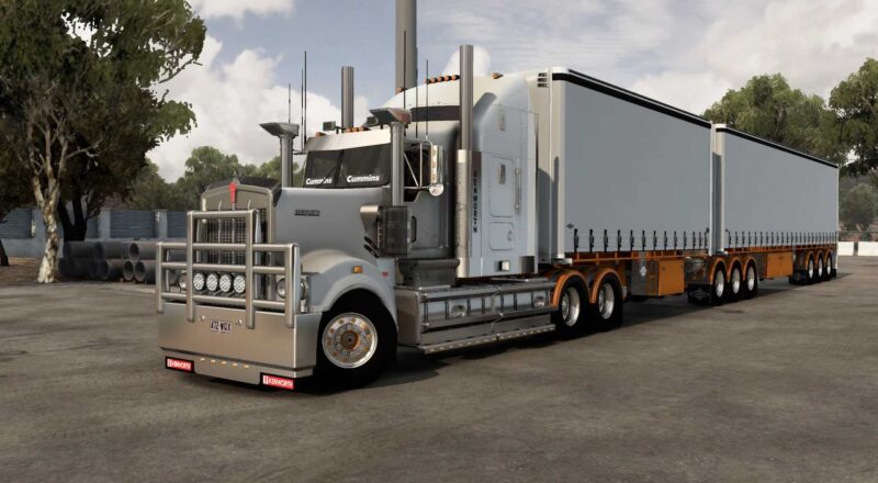 Kenworth 909 rhd por logans v10 final 1.46 ATS