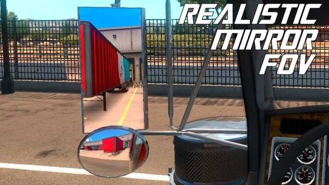 Realistic Mirror FOV v1.5.6 ATS