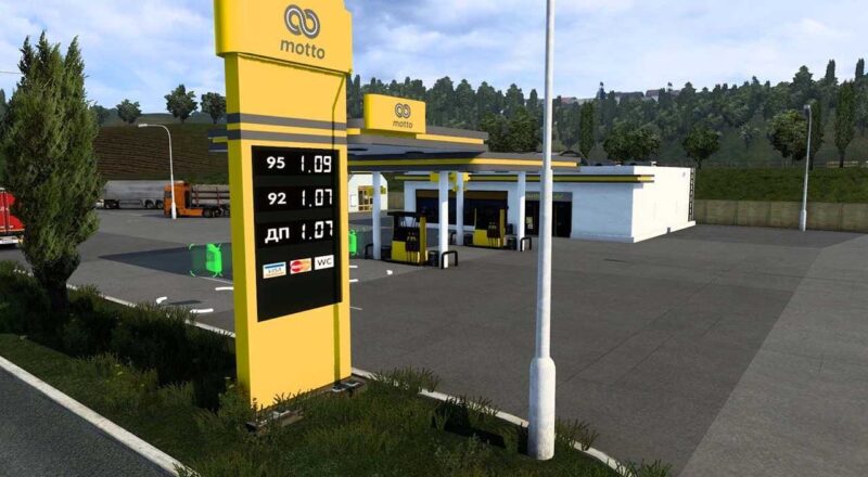 Postos de gasolina da Ucrânia v1.2 1.46 ETS2