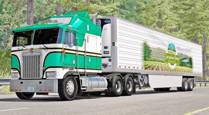 Kenworth K100-e por Overfloater v1.3 1.46 ATS