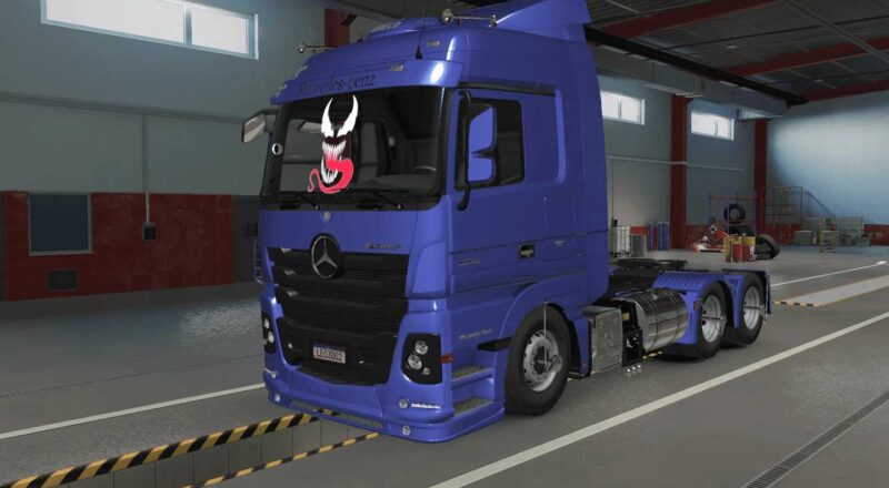 Caminhão Mercedes Actros 2651 Léo Gamer v1.0 ETS2