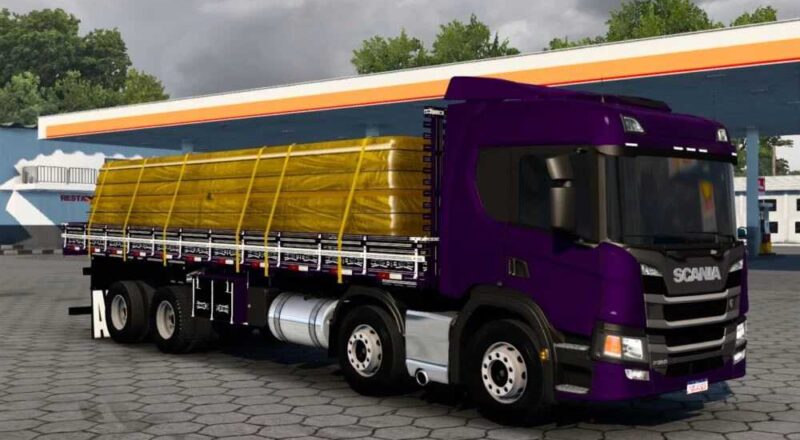 Caminhão New Scania P360 BITRUCK Macaulay V3.0 ETS2