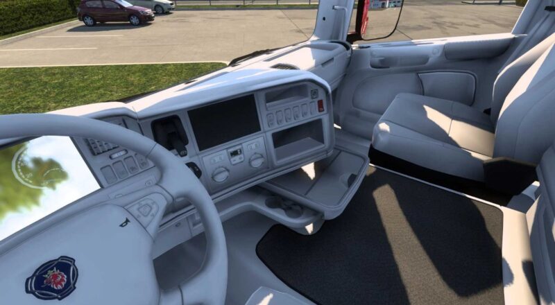 Interior branco para Scania R 2009 1.49 ETS2