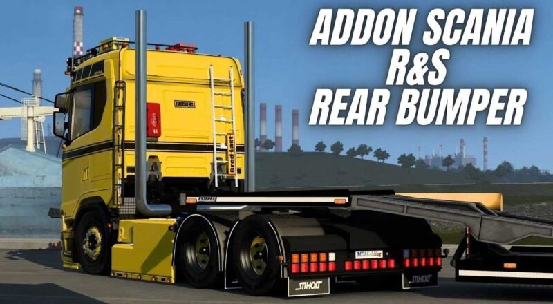 Addon Scania R/S pára-choque traseiro + acessórios v1.0 1.49 ETS2