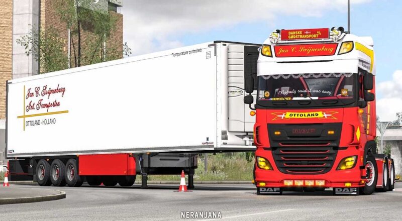 DAF XF106 510 + Trailer Jan C. Swinjnenburg VIP v3.0 1.49 ETS2