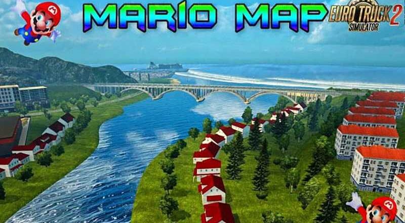 MARIO MAP V1.50 ETS2 – ETS 2 Mods