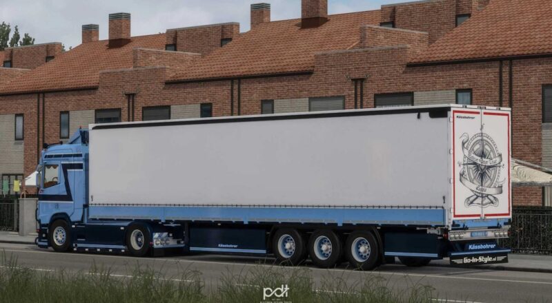 Caminhão Scania R500 + Trailer PDT Logistics v1.5 ETS2