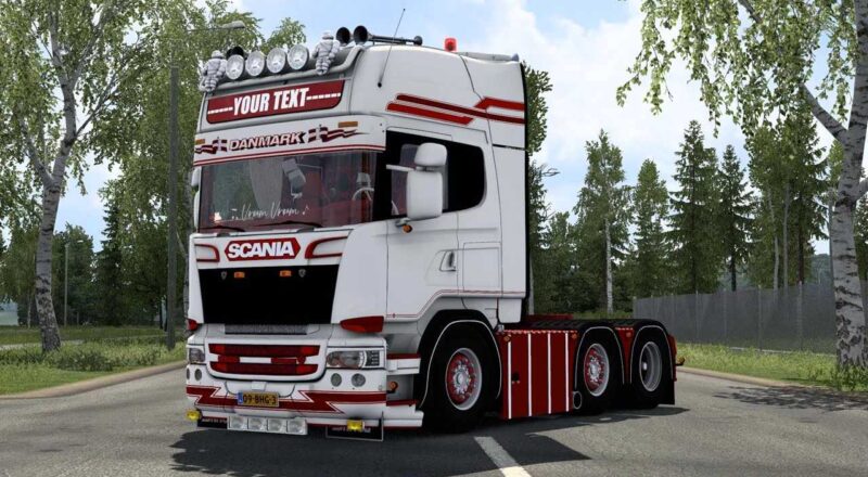 Scania R580 por JK v1.0 1.49 ETS2