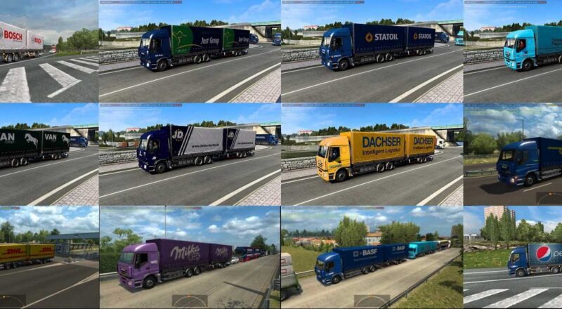 Pacote de tráfego tandem v2.3.3 ETS2