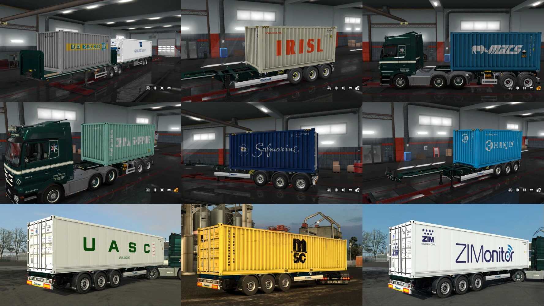 Mod Pack de contêineres de Arnook V17 ETS2