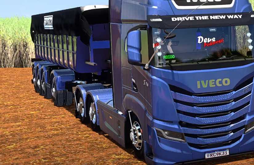 Caçamba deslizante Randon 4 patas e vanderléia 1.51 ETS2