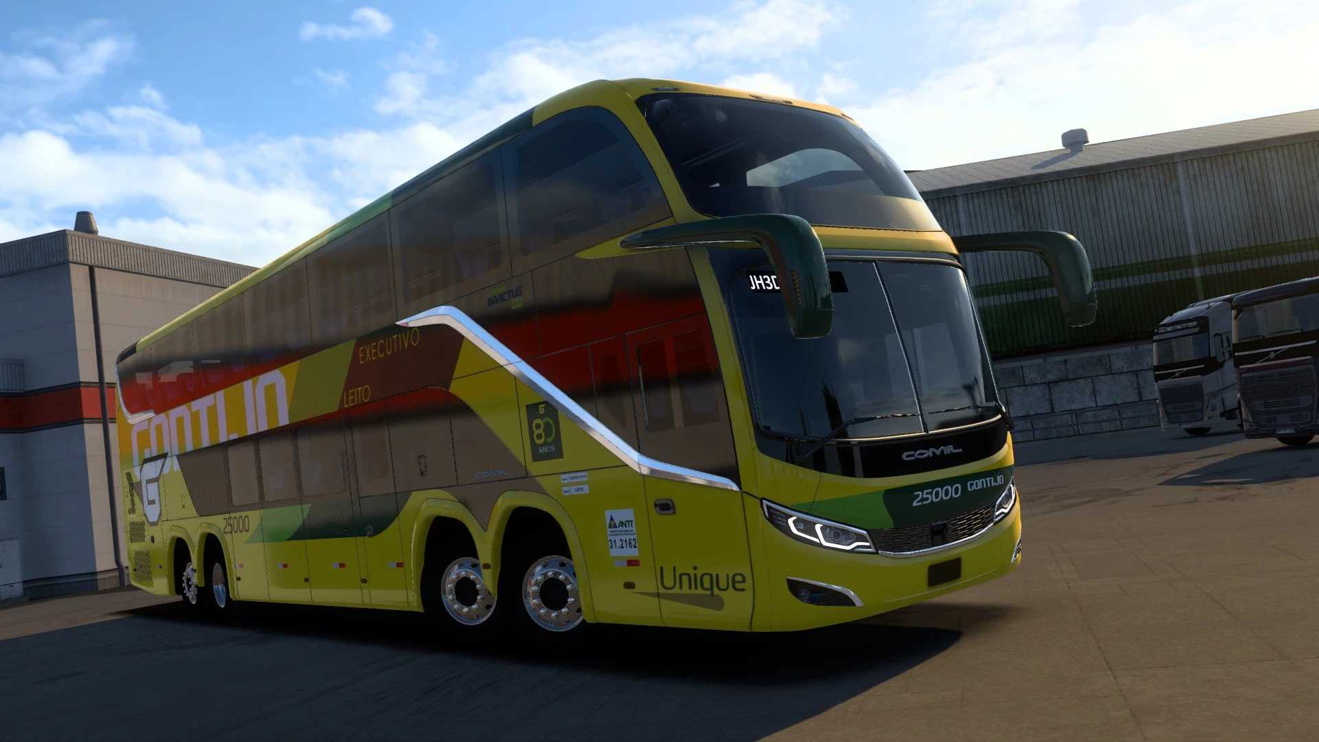 Ônibus Comil Invictus DD 2023 Multichasis 1.50 ETS2