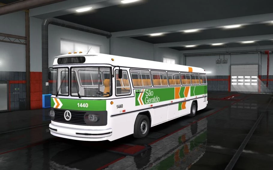 Ônibus Monobloco O-362 MB OM-355 ETS2 1.50