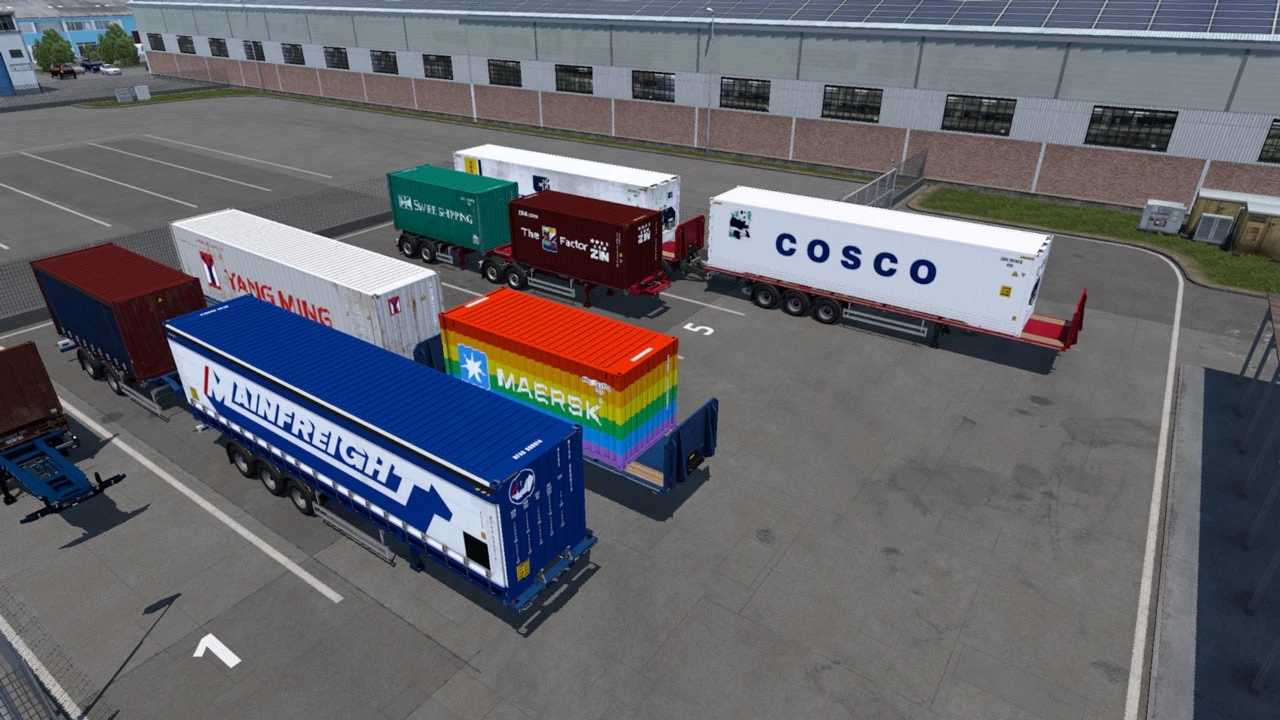 Mod Mercado de Carga Duplicada + Patch do Pacote de Contêineres de Arnook v1.50 ETS2