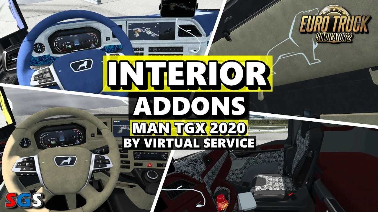 Complementos interiores MAN TGX 2020 v1.6 ETS2