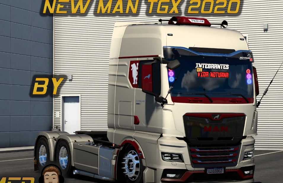 Mod Novo Man TGX 2020 1.51 e 1.50 ETS2