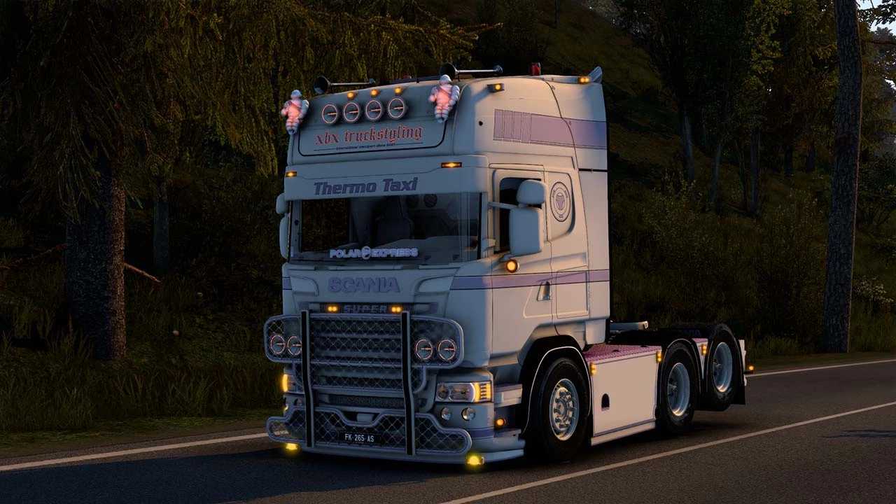 Mod Caminhão Scania Série 6 Taglift v1.50 ETS2